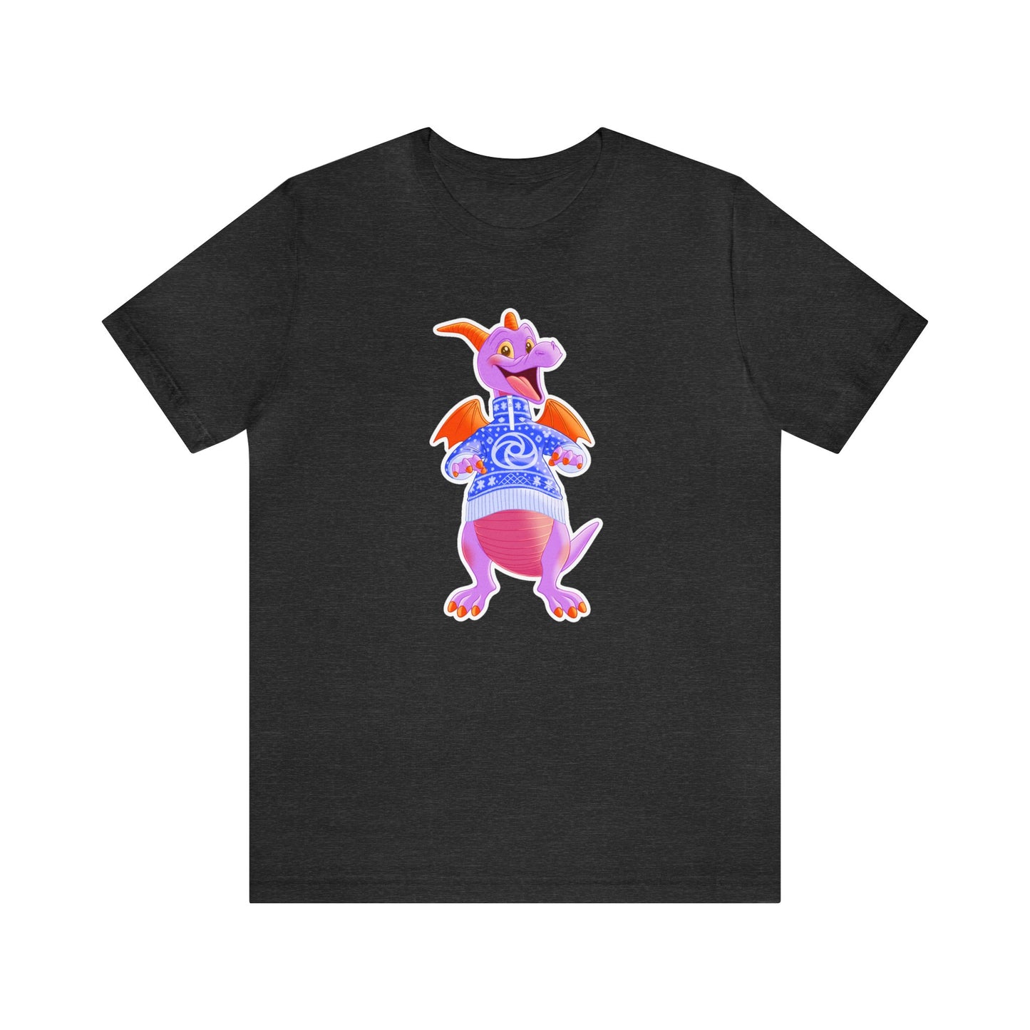 Dark Grey Holiday Dragon Disney Shirt