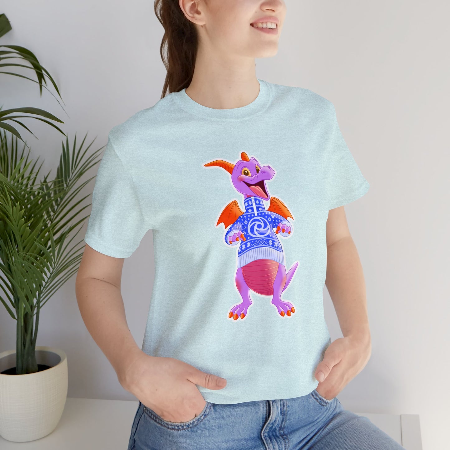 Lifestyle Light Blue Disney Dragon Sweater Tshirt