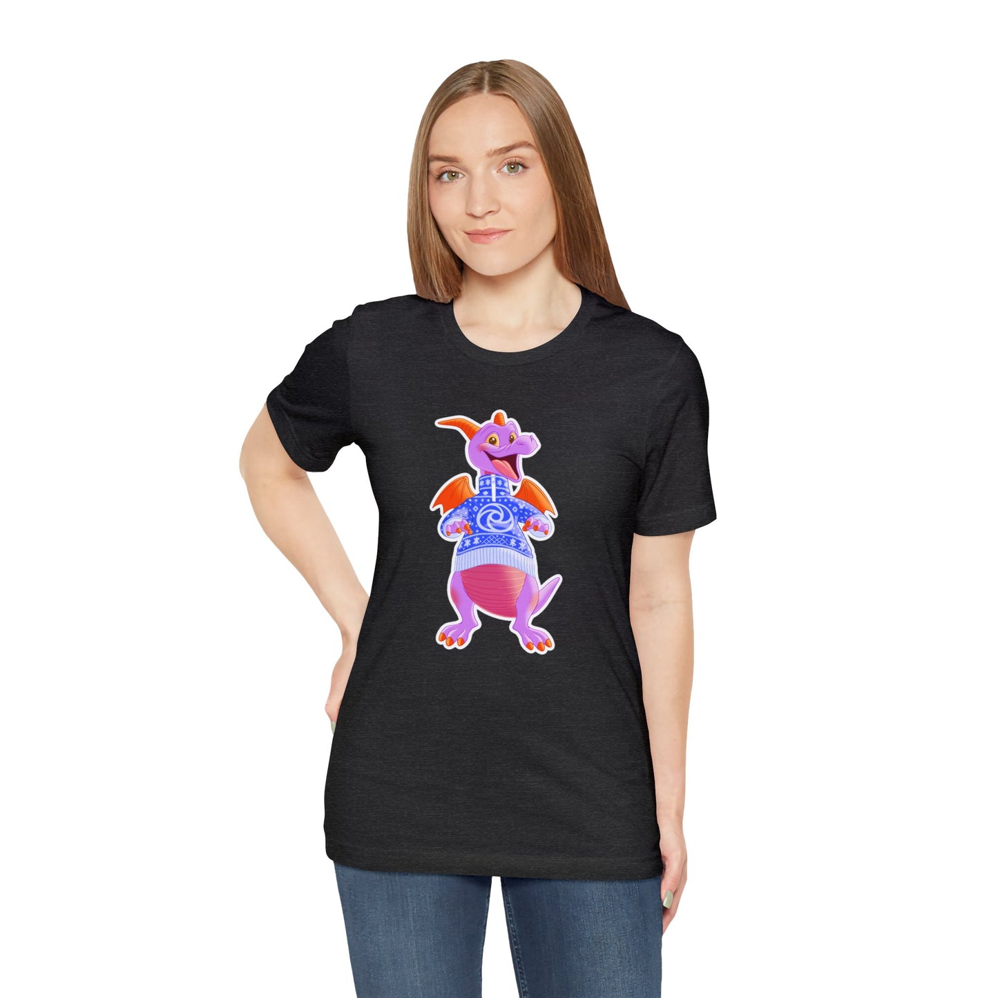 Dark Grey Women's Figment Holiday Shirt