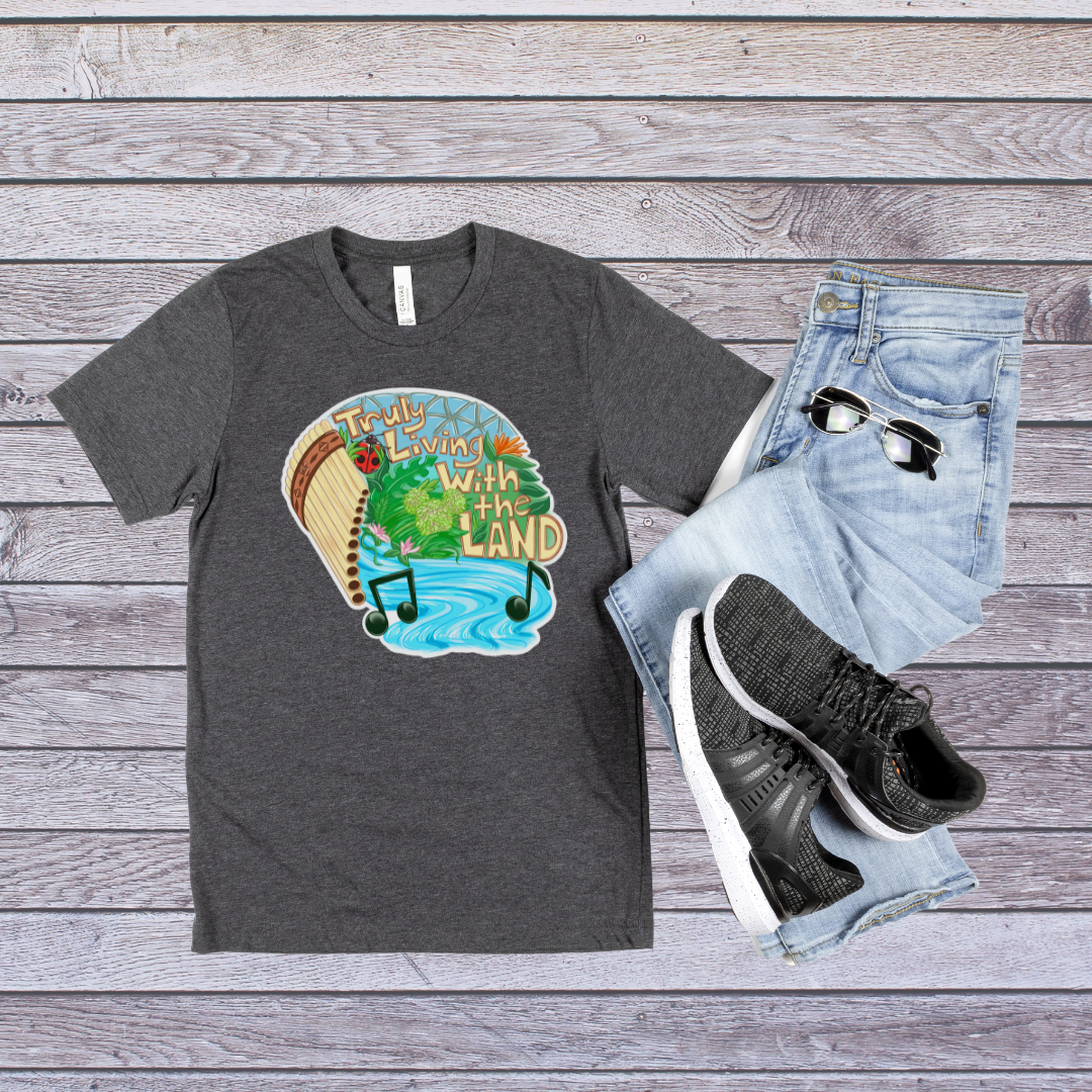 Dark Grey Heather The Land Tee
