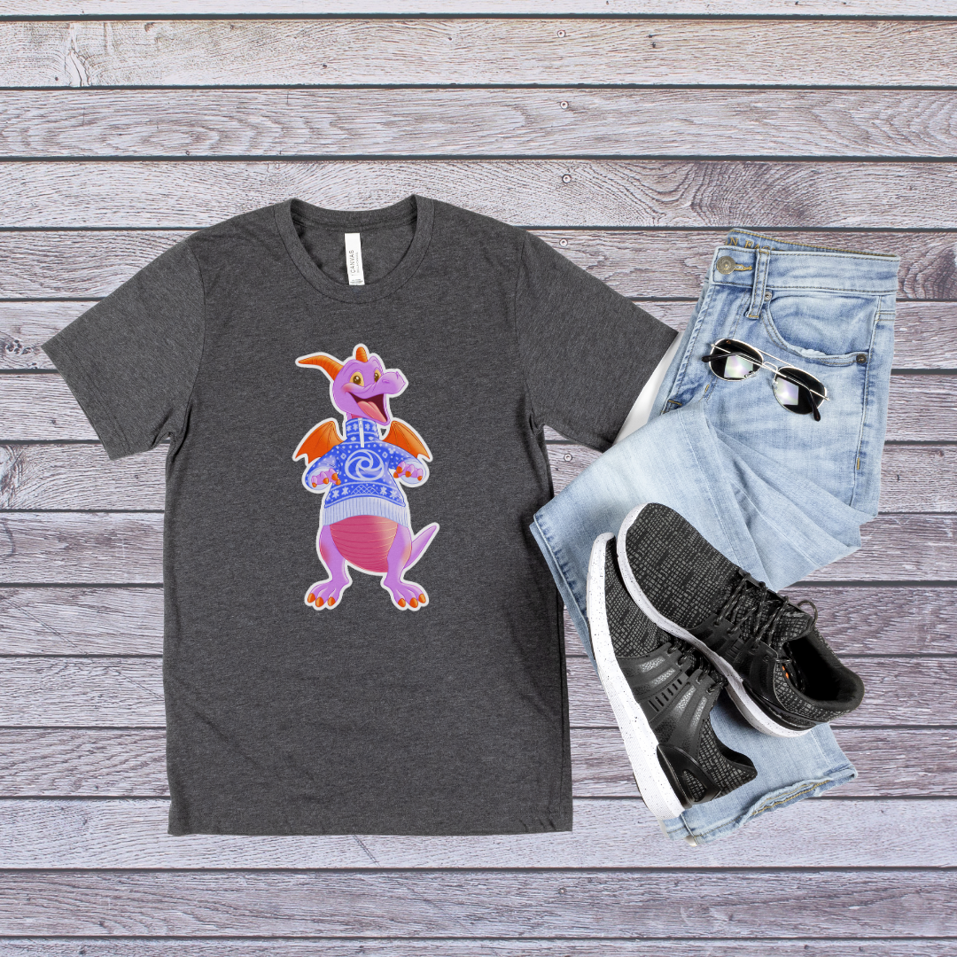 Dark Grey Figment Holiday Shirt