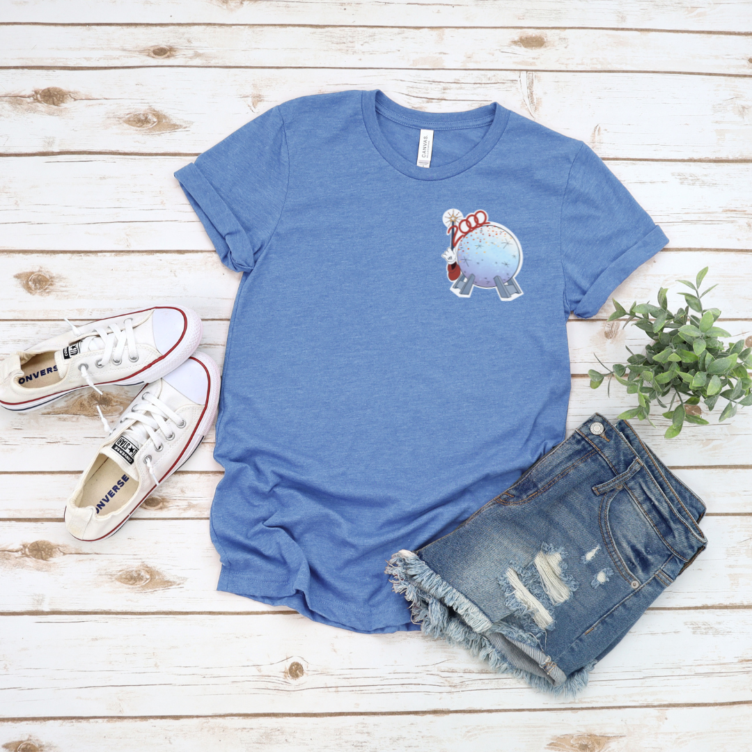 Epcot Millennium Celebration Tee in Blue