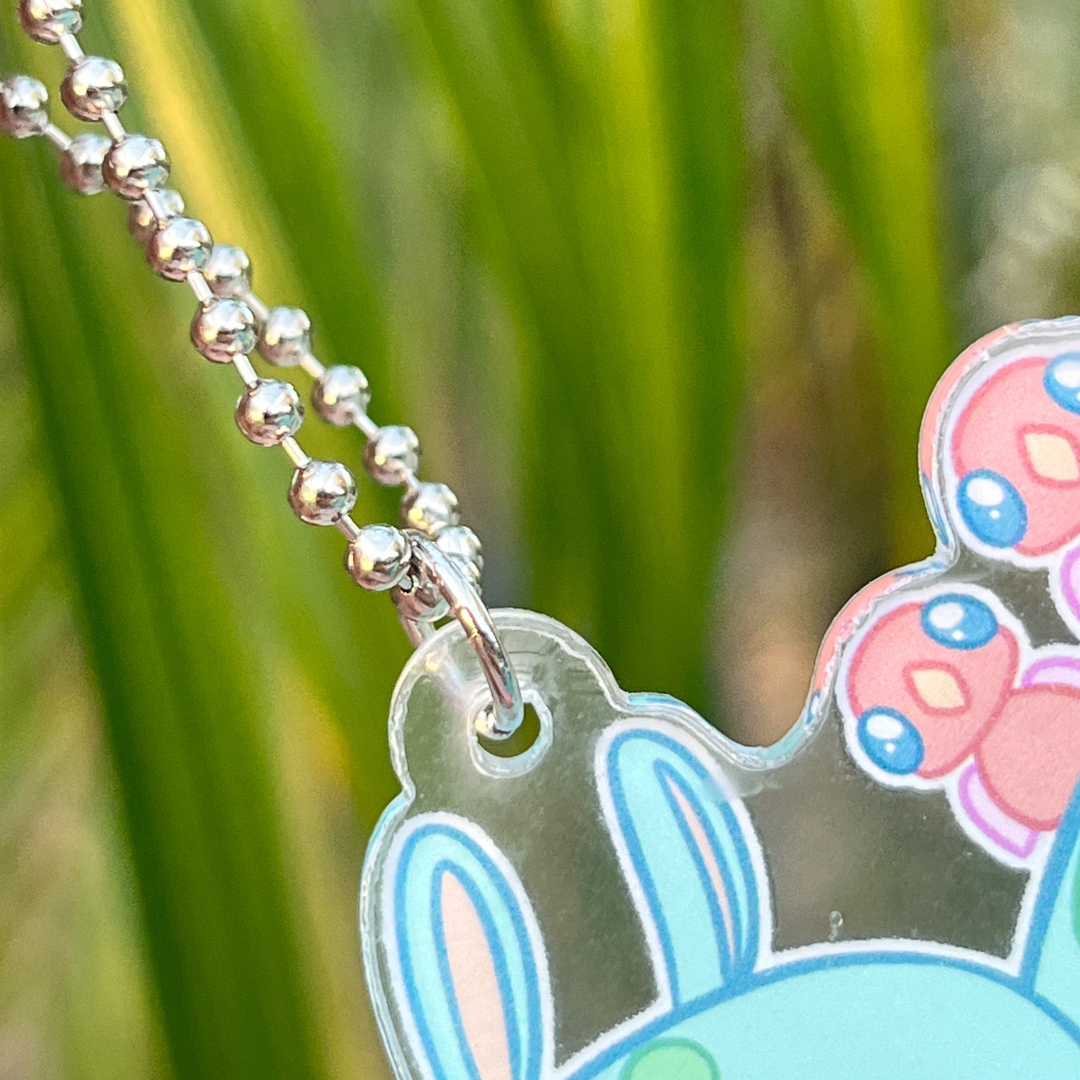 Drunk Hippo Key Charm