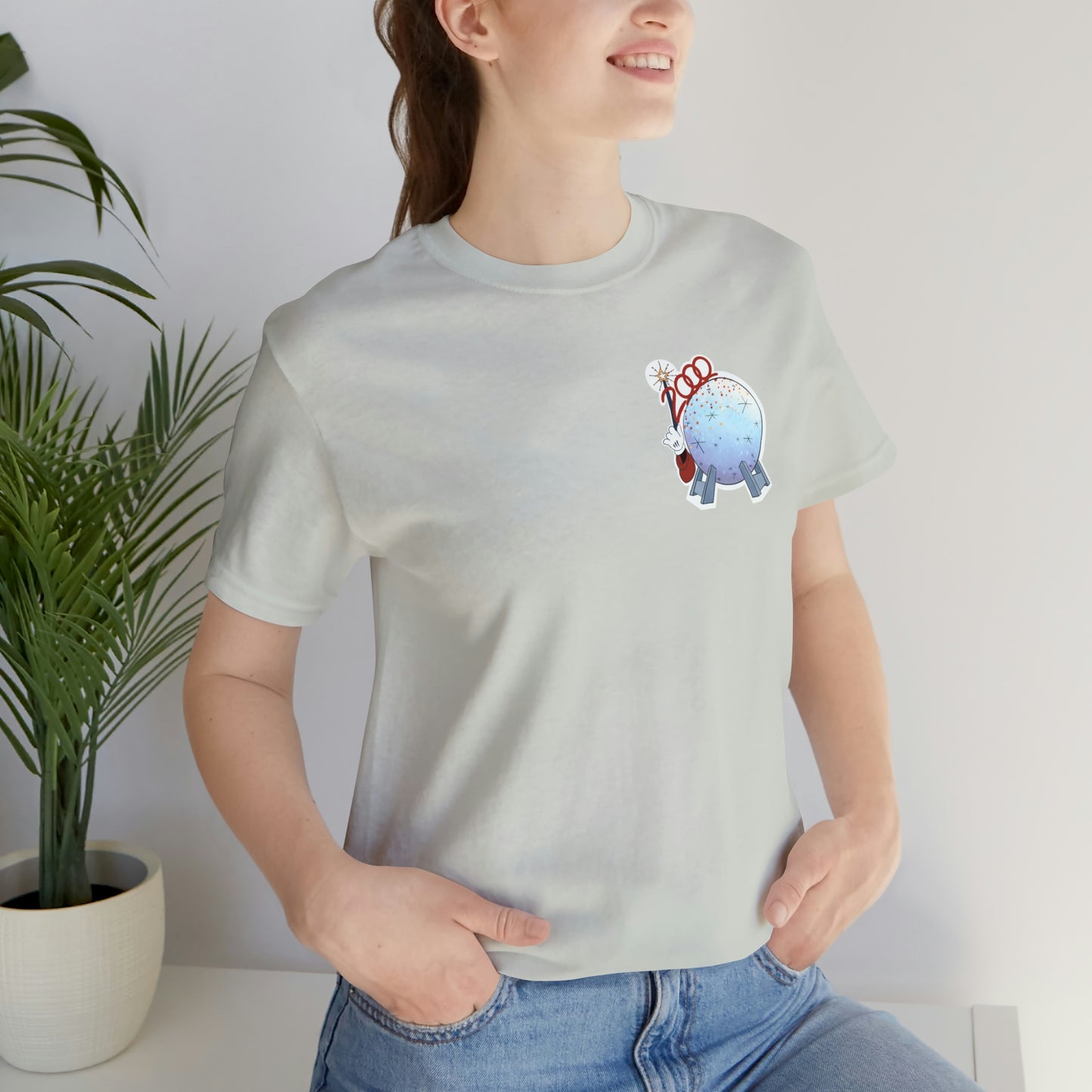 Silver Epcot 2000 Wand corner shirt