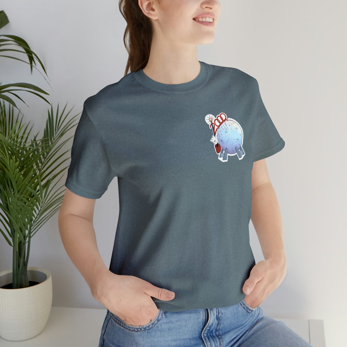 Epcot wand tee slate gray
