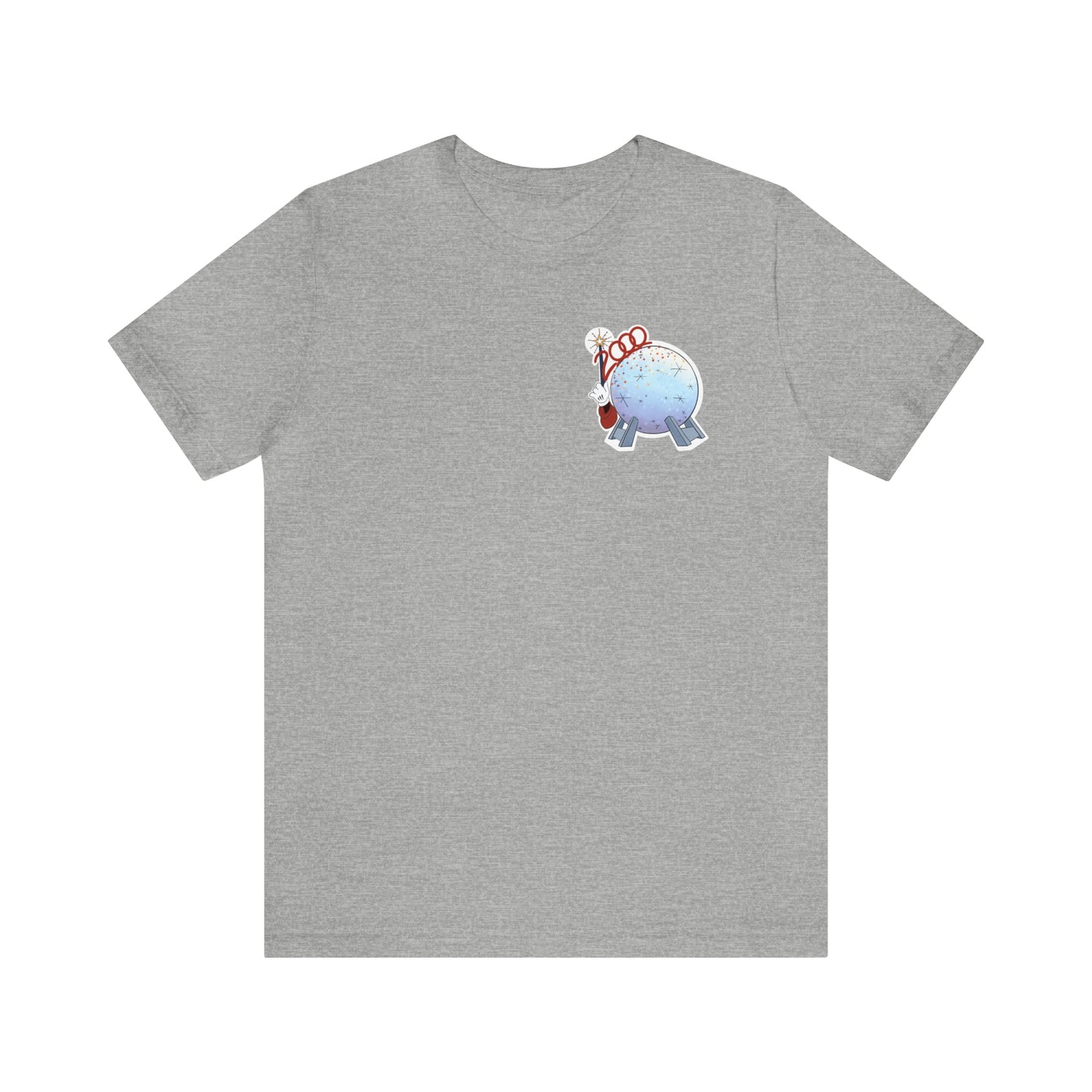Millennium Celebration Epcot Corner Tee in gray