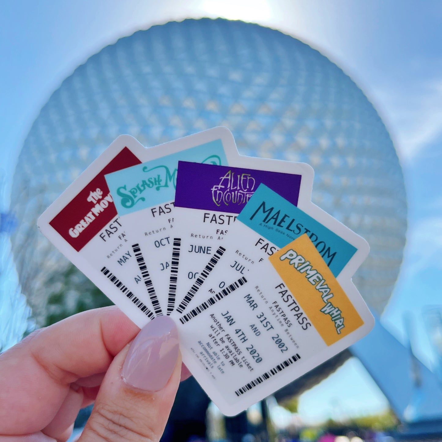 FastPass Fan Sticker