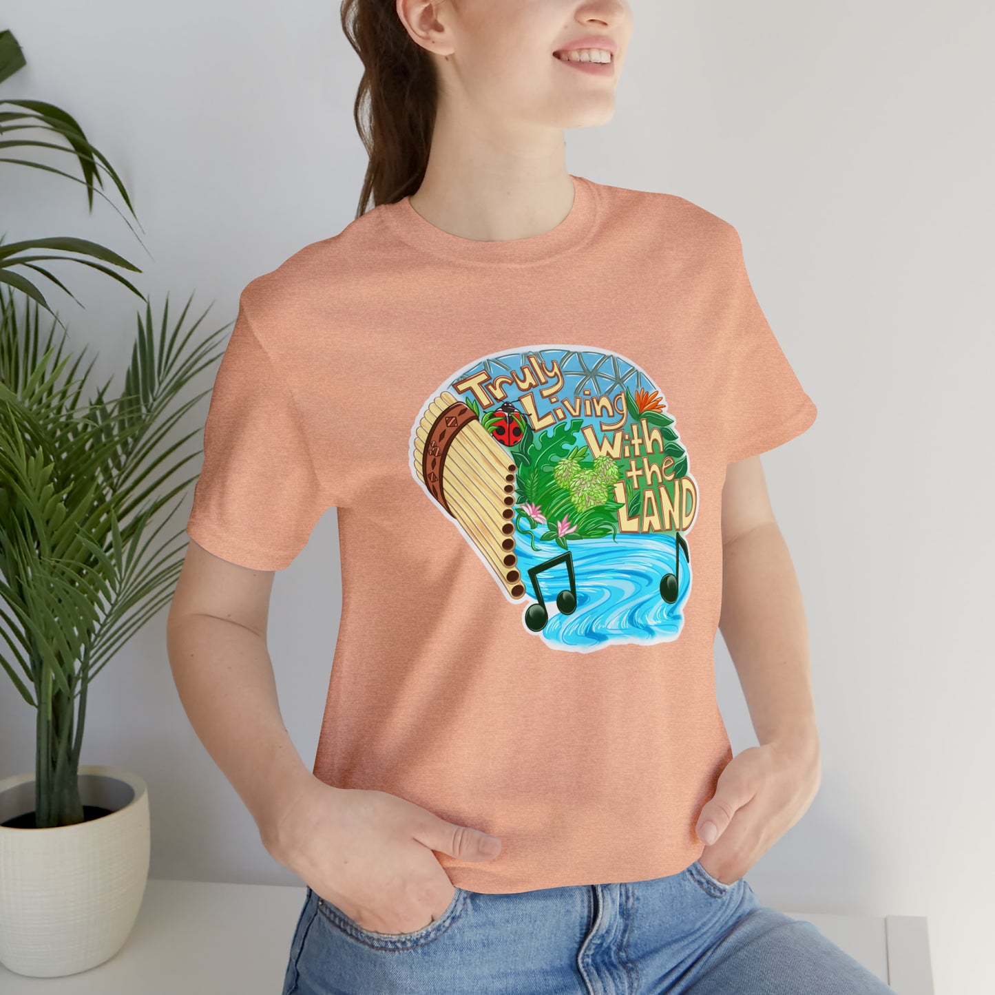 Lifestyle Peach EPCOT The Land Tee