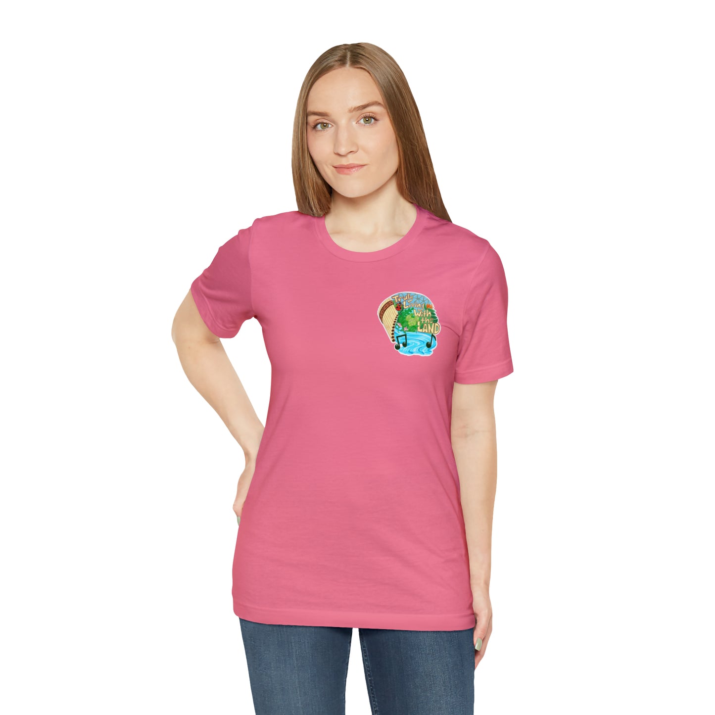 Truly Living with the Land Pink Women Shirt