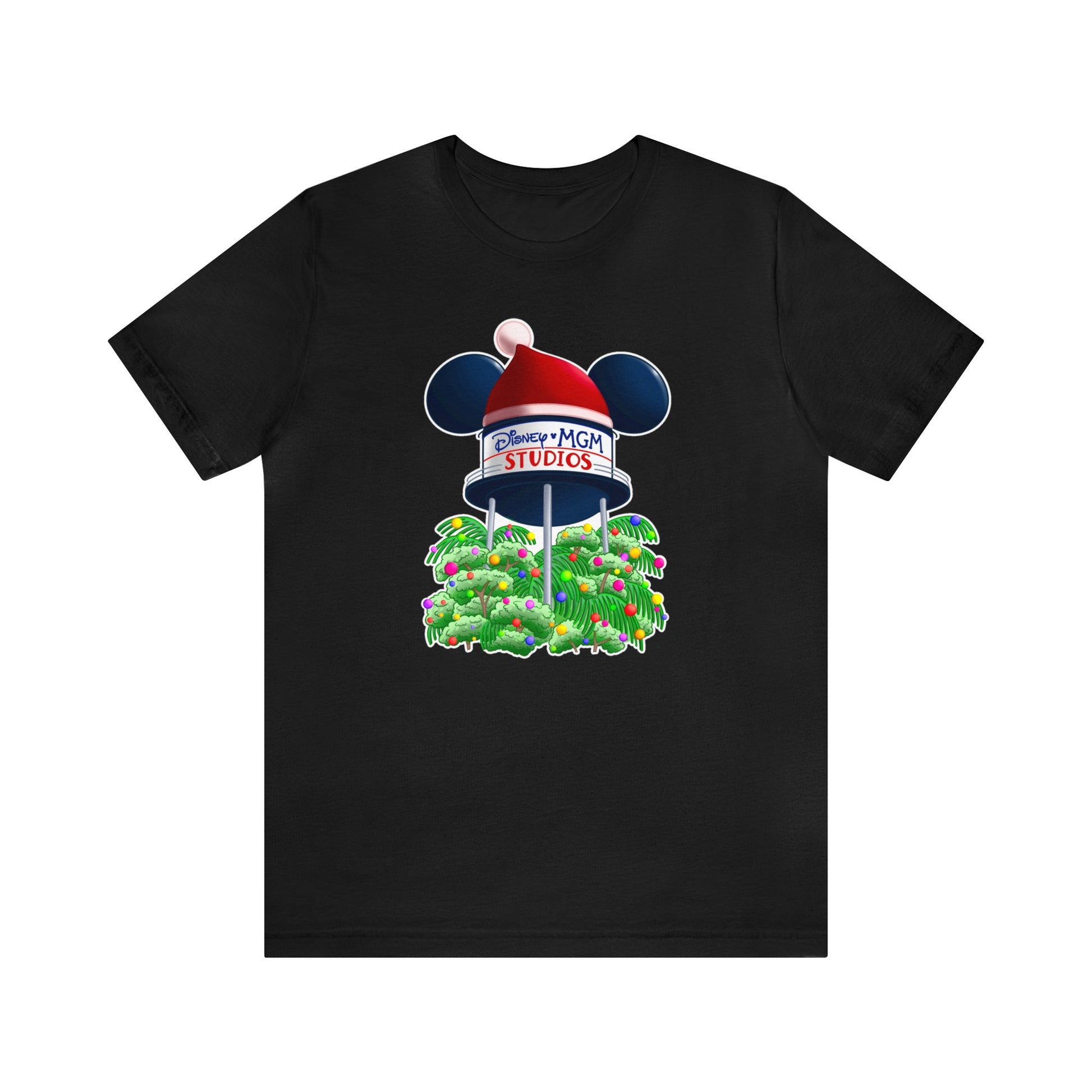 Black Santa Hat Disney Christmas Shirt 