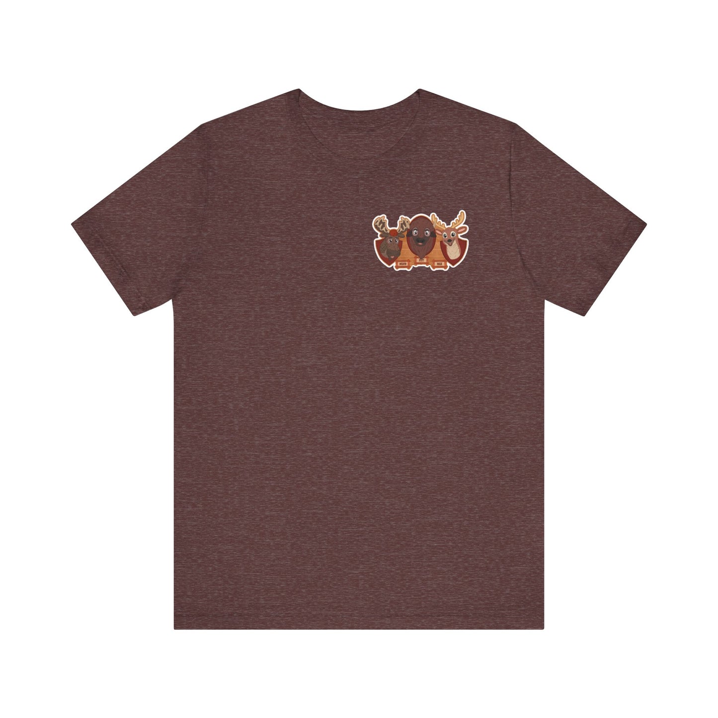 singing animals corner maroon tee 