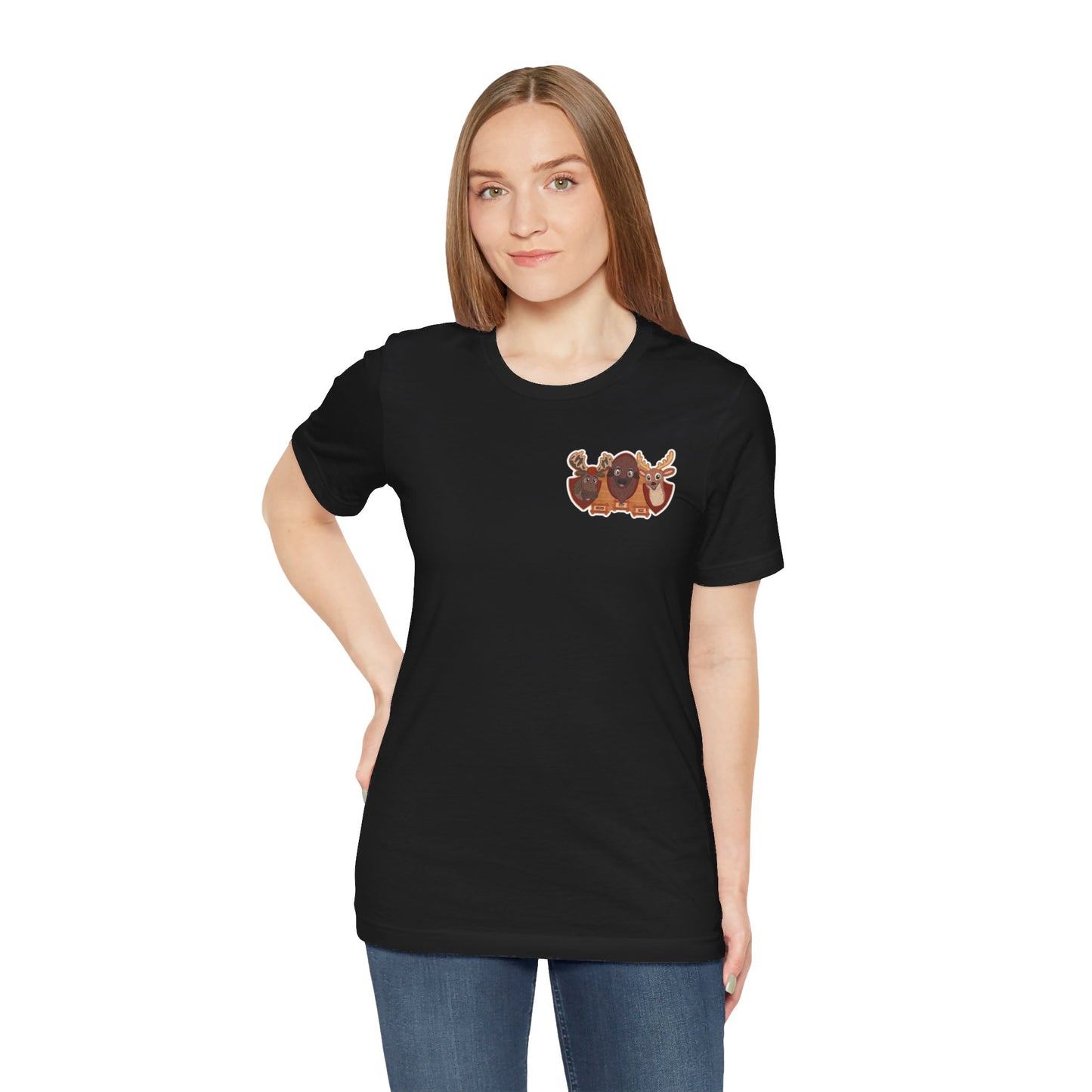 Womans Black Bear Jamboree Corner Tee