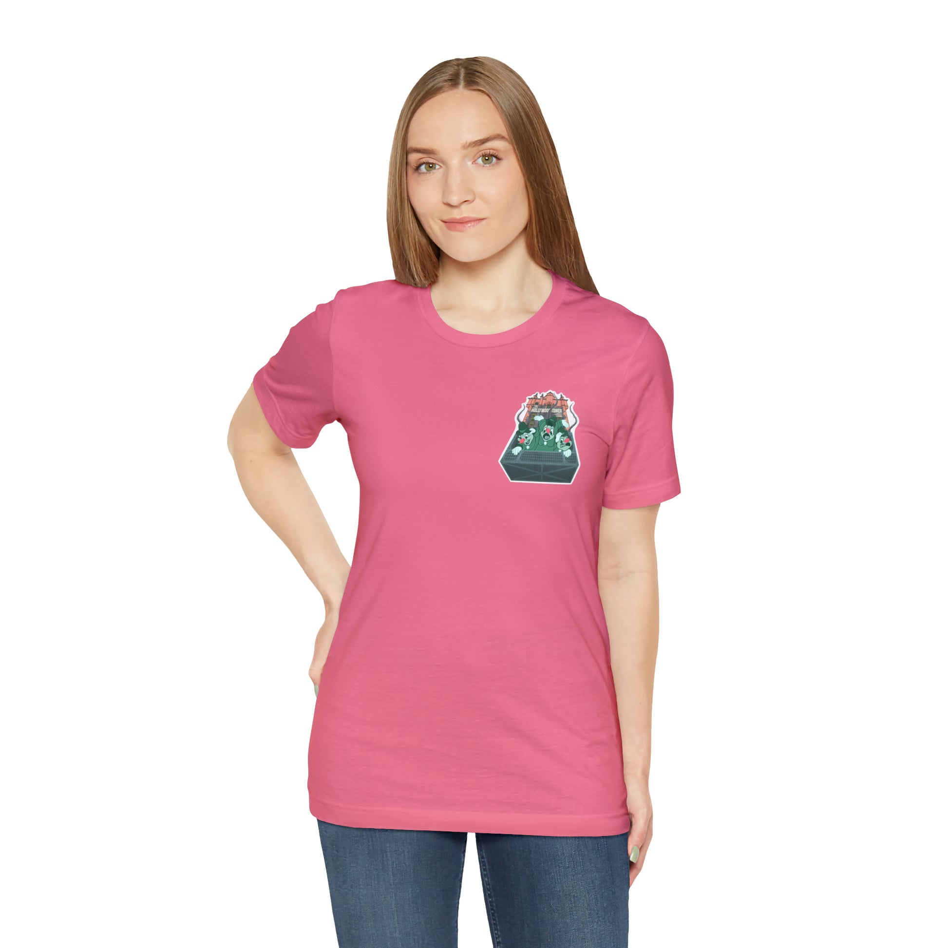 Women's Lonesome Ghosts Pink Tee