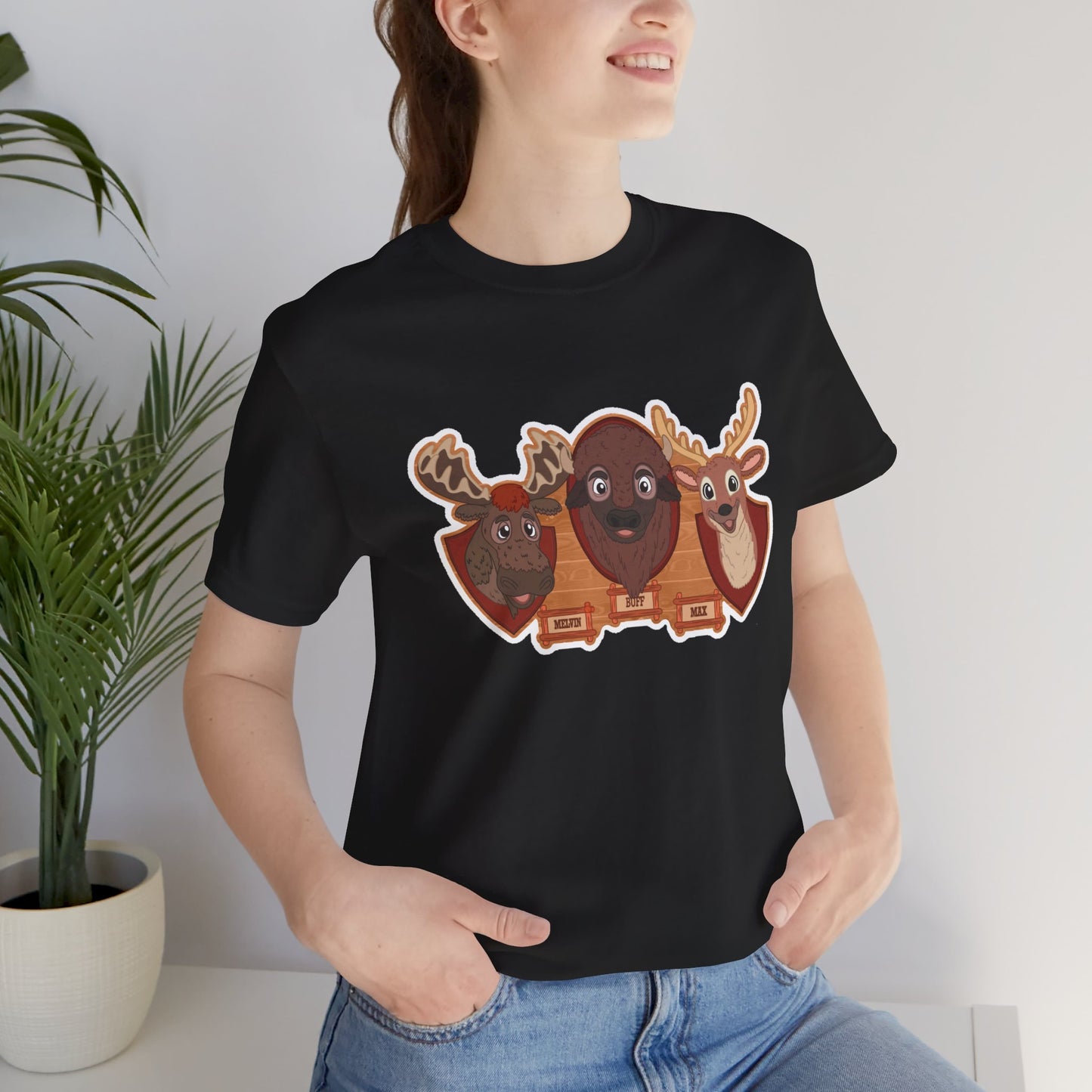 Lifestyle Black Talking Disney Animals Tee