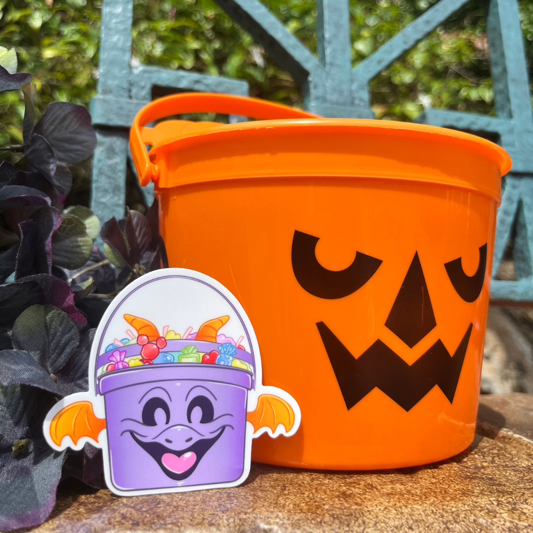 Figment Halloween Happy Meal Bucket Sticker
