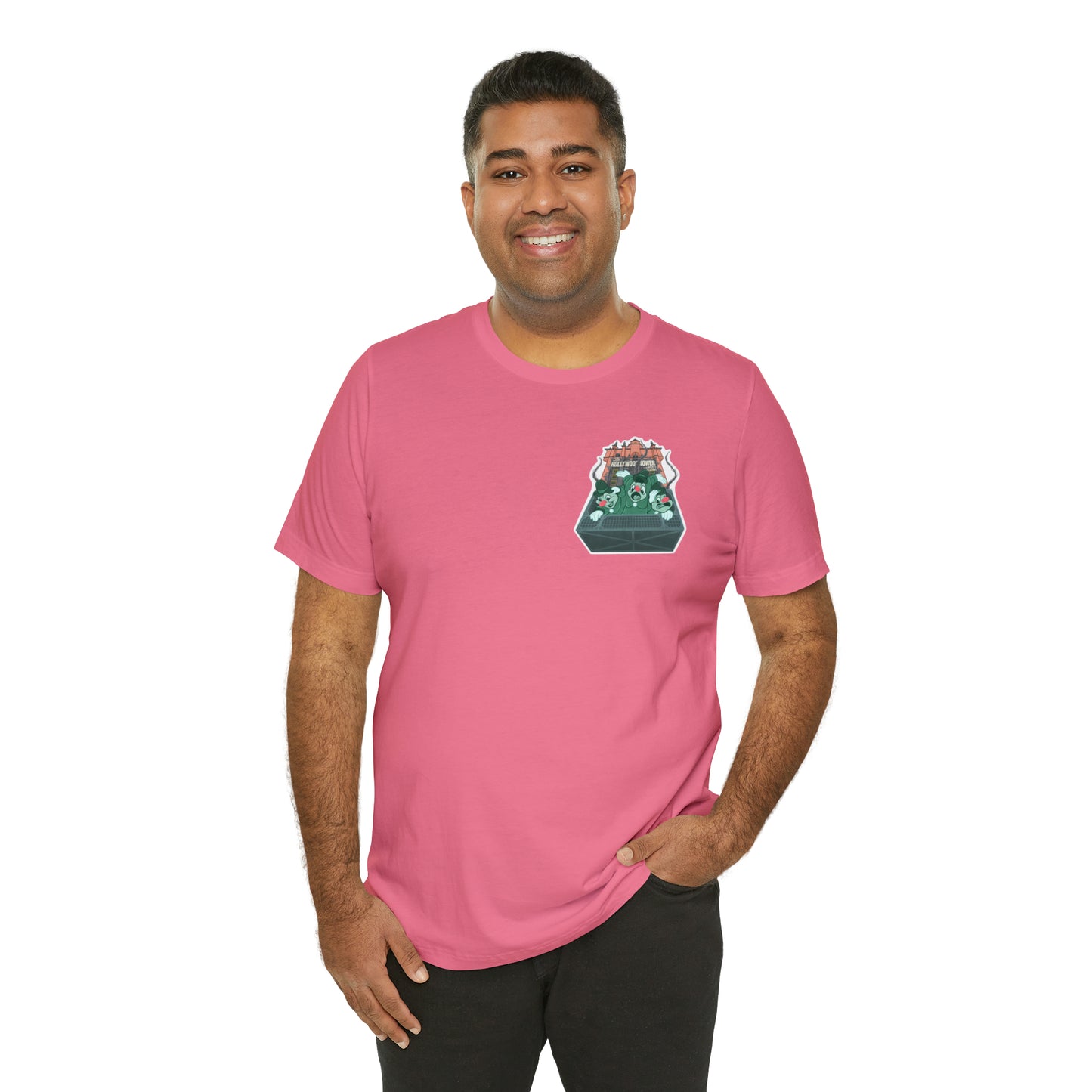Men's Pink Lonesome Ghost Ride Shirt 