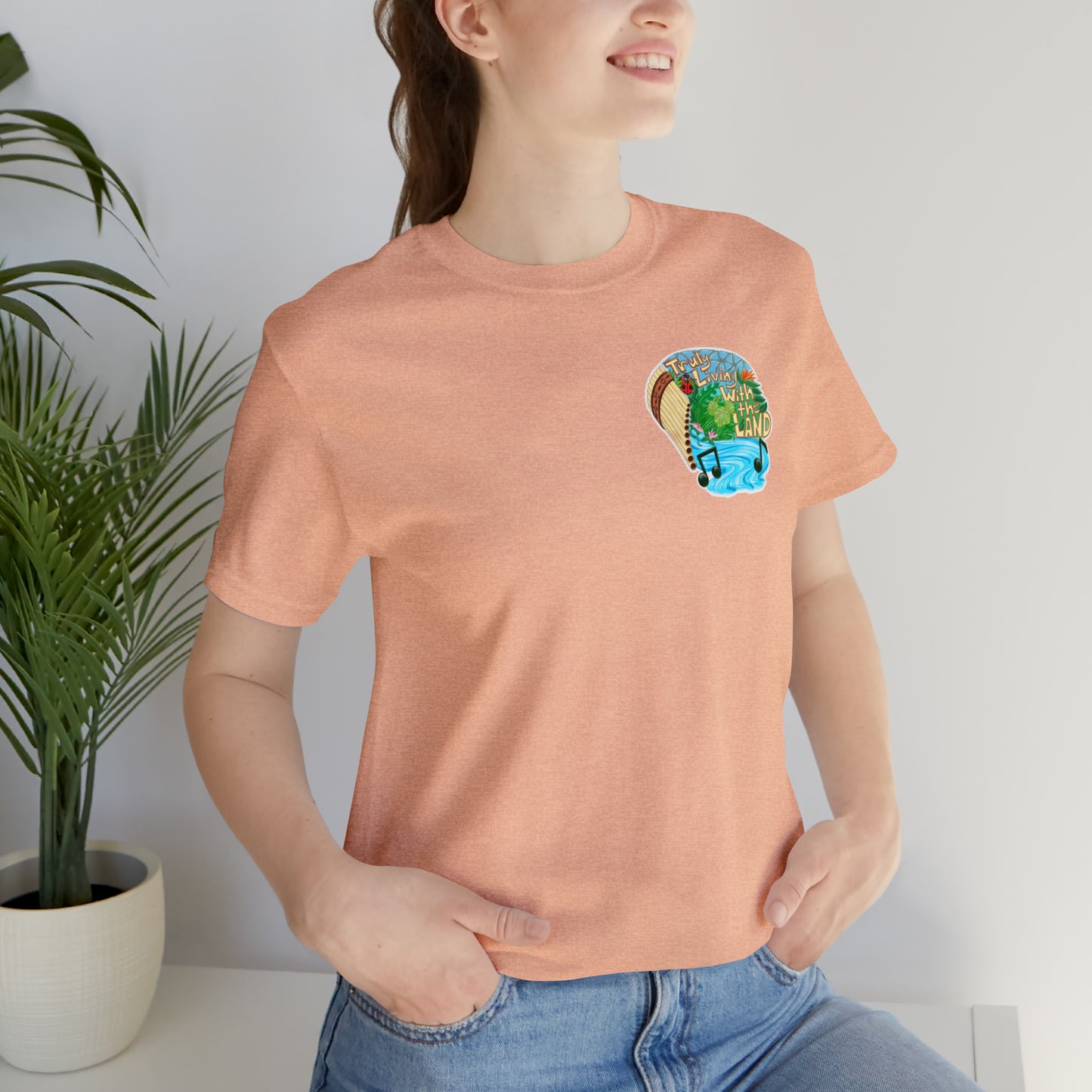 Lifestyle The Land EPCOT Peach Shirt