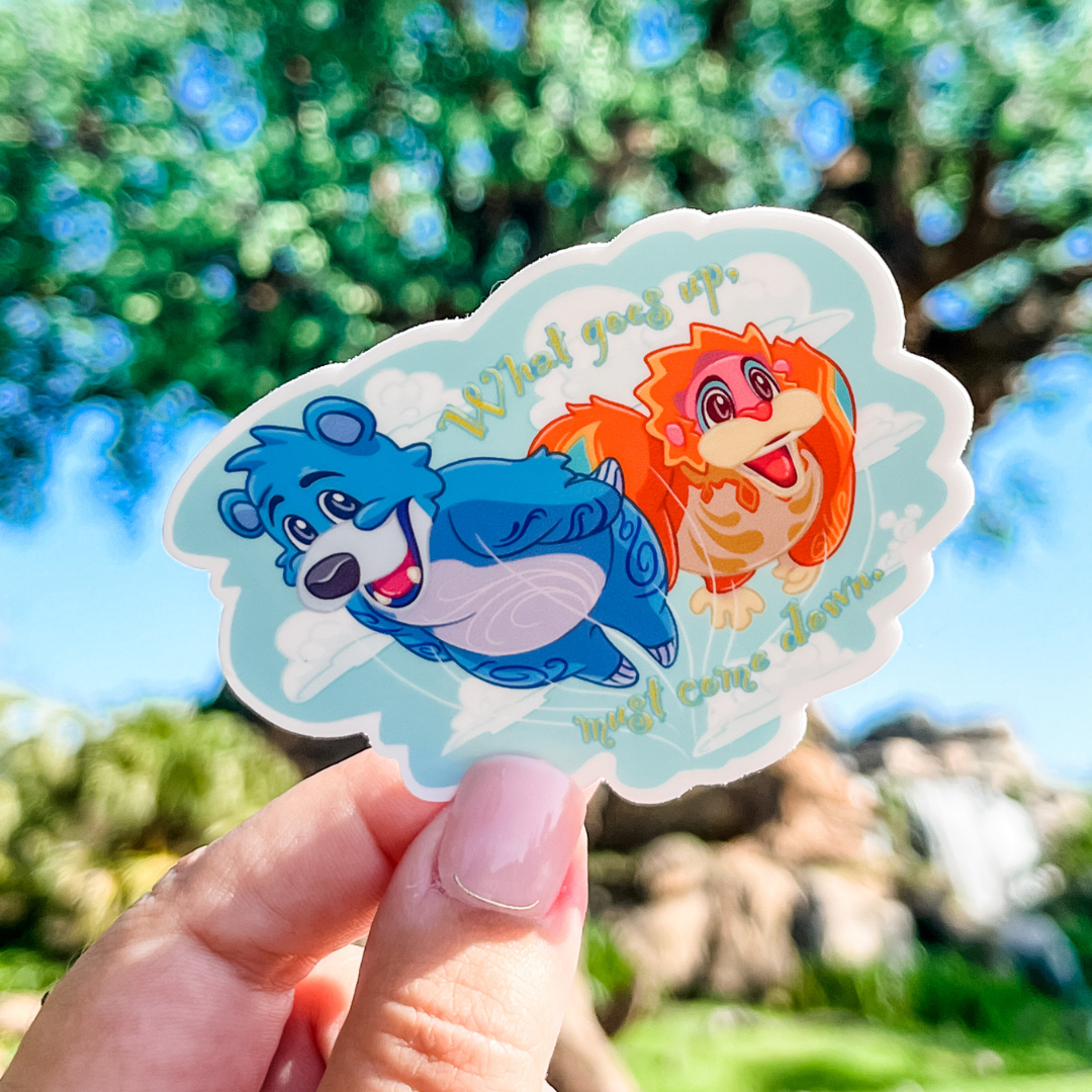 Kite Tails Sticker at the Tree of Life