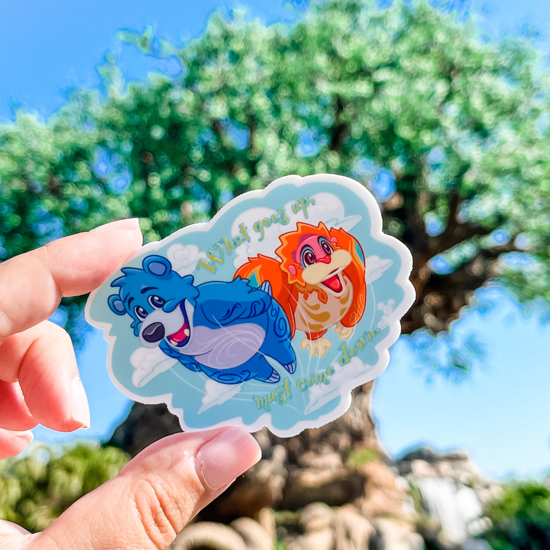Jungle Book Kite Tails Sticker with Tree of Life