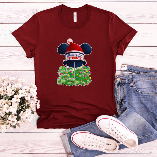 santa Earful Tower Cardinal Shirt 