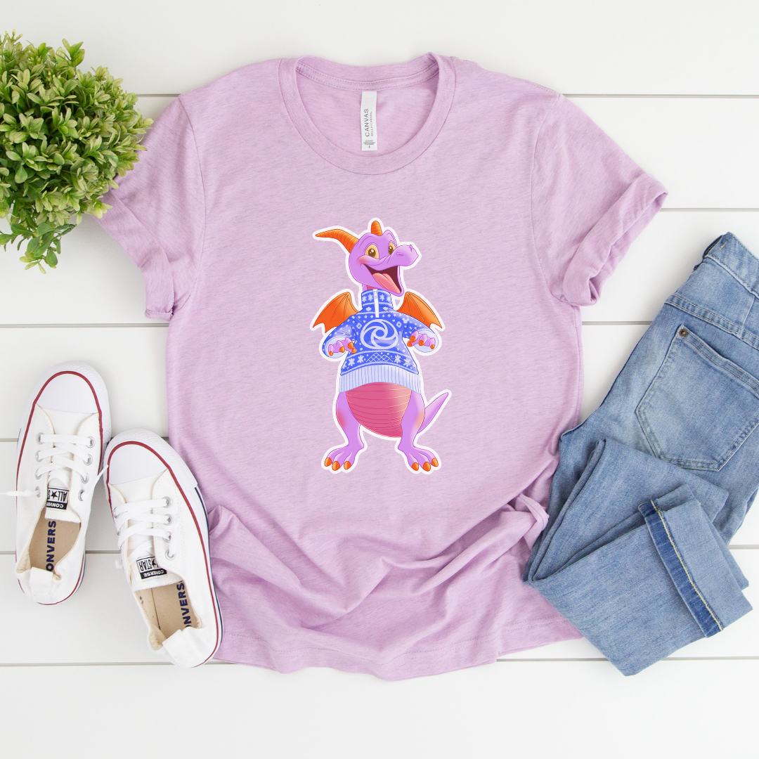 Heather Lilac Figment Sweater Shirt 