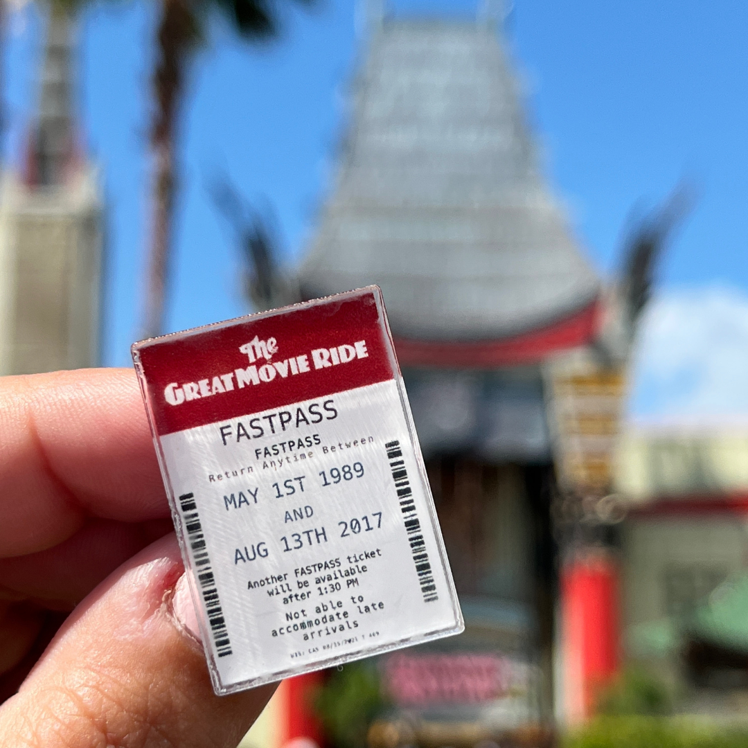 The Great Movie Ride FastPass Pin