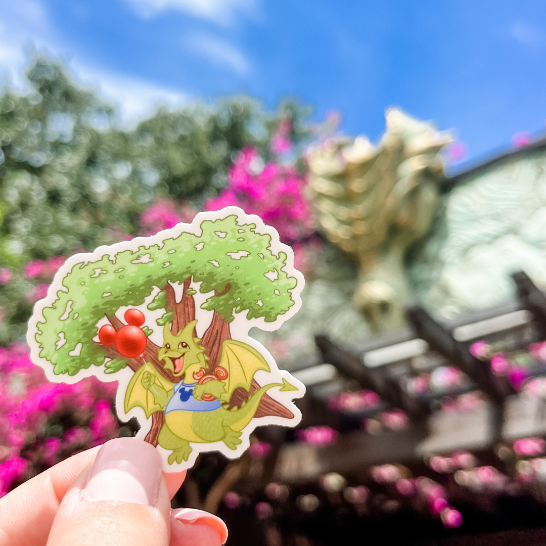 Dragon Tourist Sticker