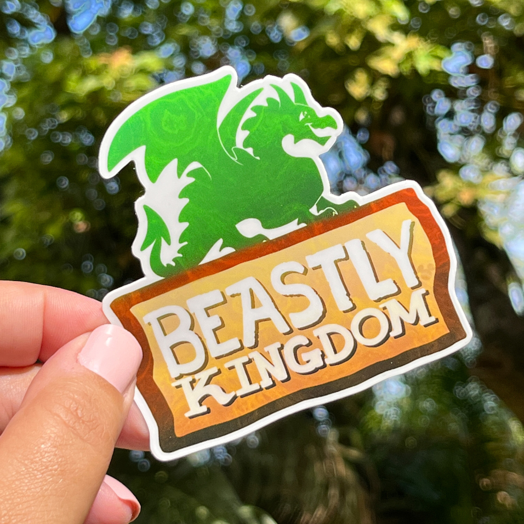 beastly kingdom sticker