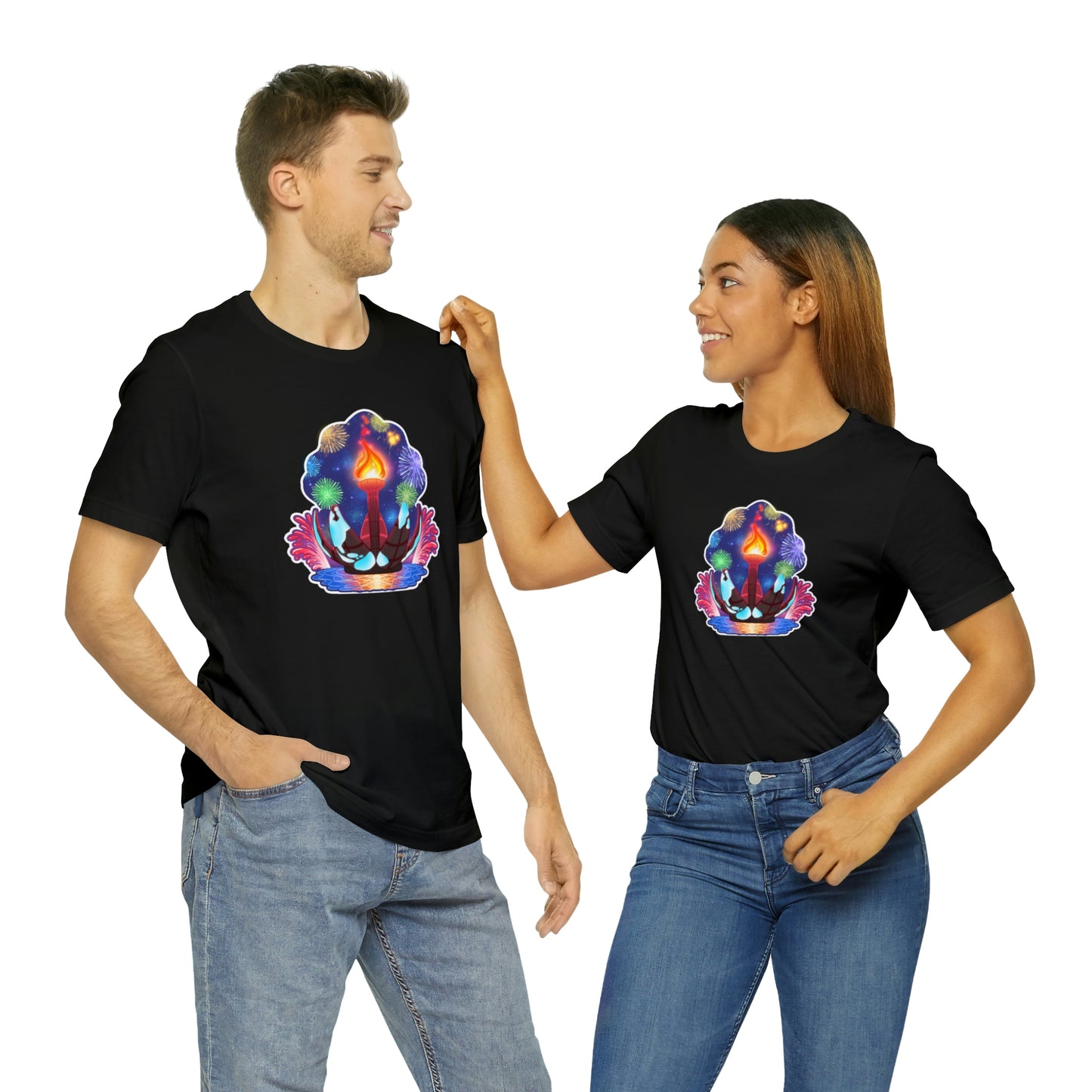 illuminations tee men and Womens fit