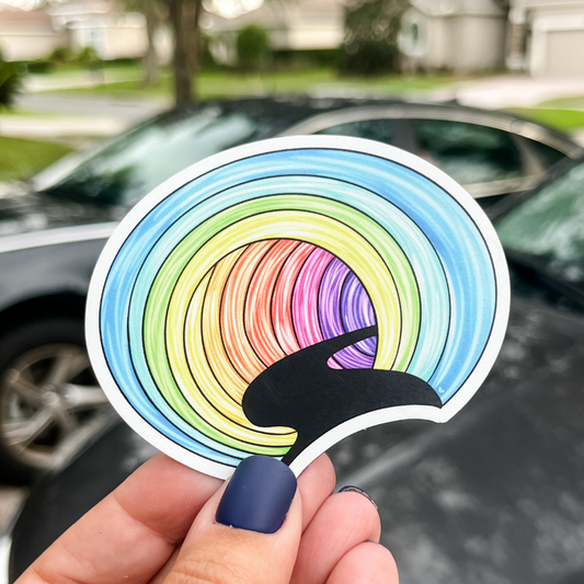 Rainbow Tunnel Magnet