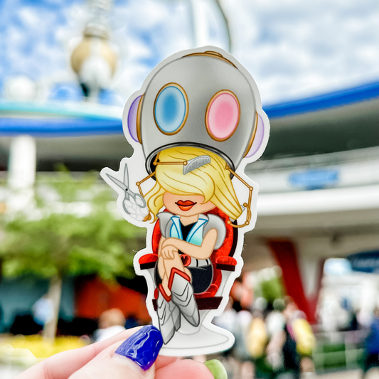 PeopleMover Hair Salon Lady Sticker