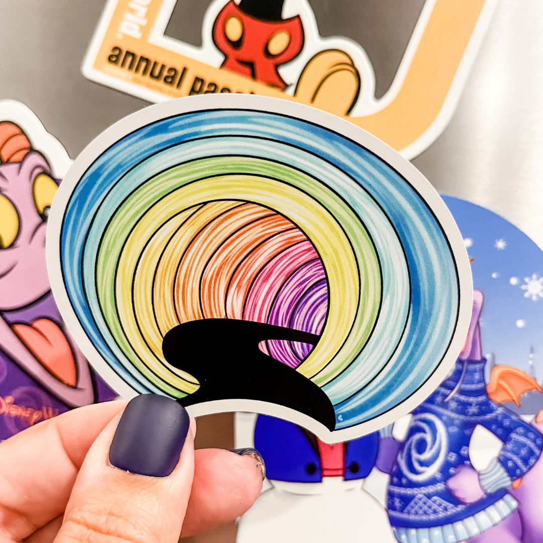 Rainbow Tunnel Magnet