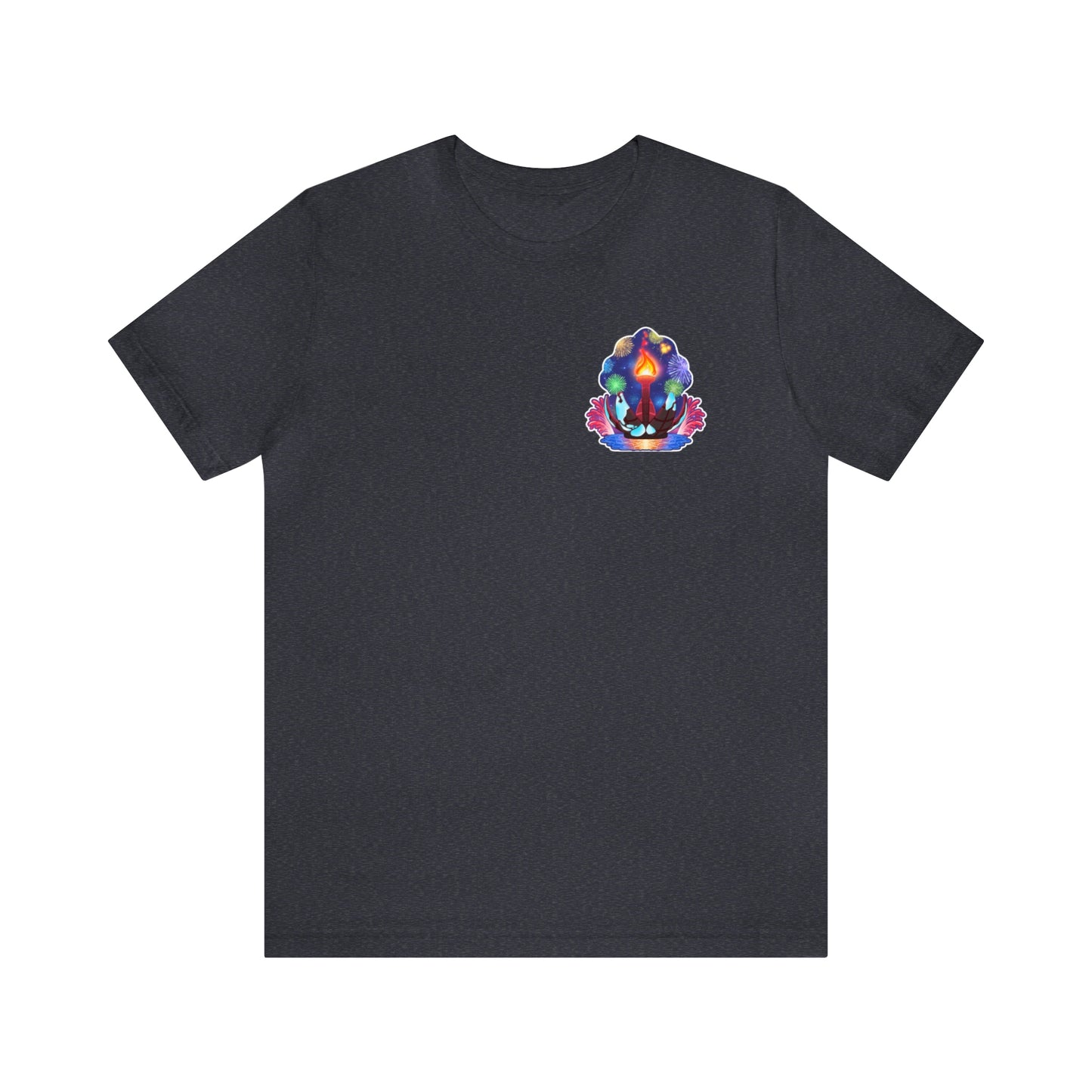 illuminations corner tee navy blue