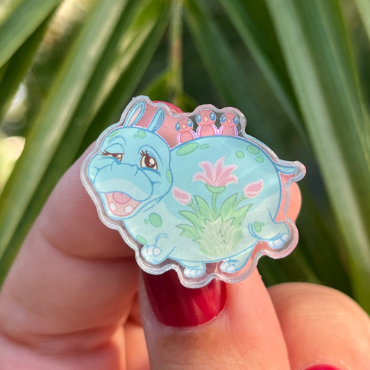 Drunk Hippo Pin