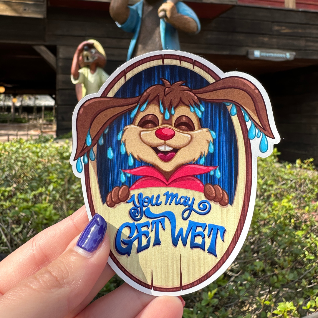 You May Get Wet Sticker