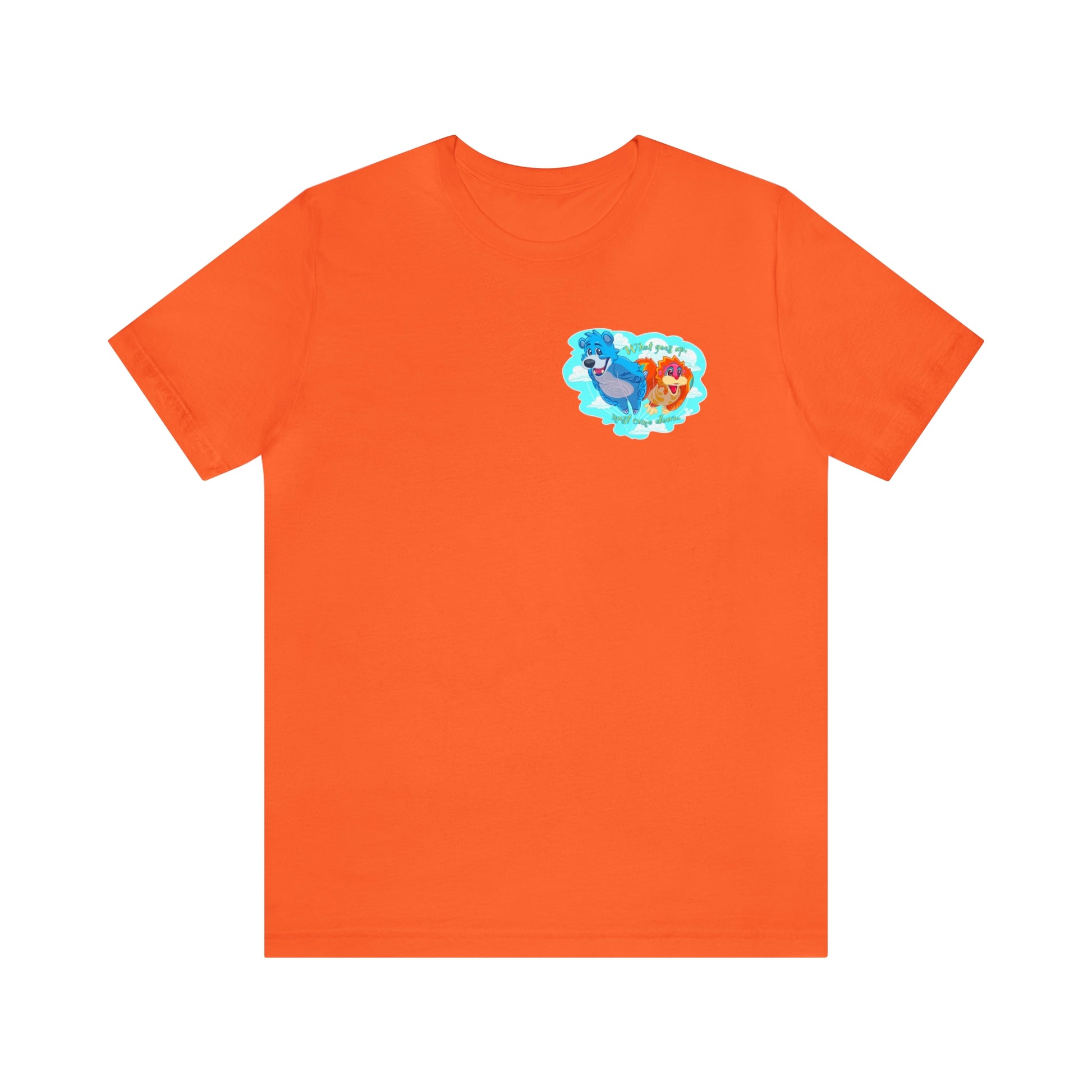 Kite Tails Tee in orange