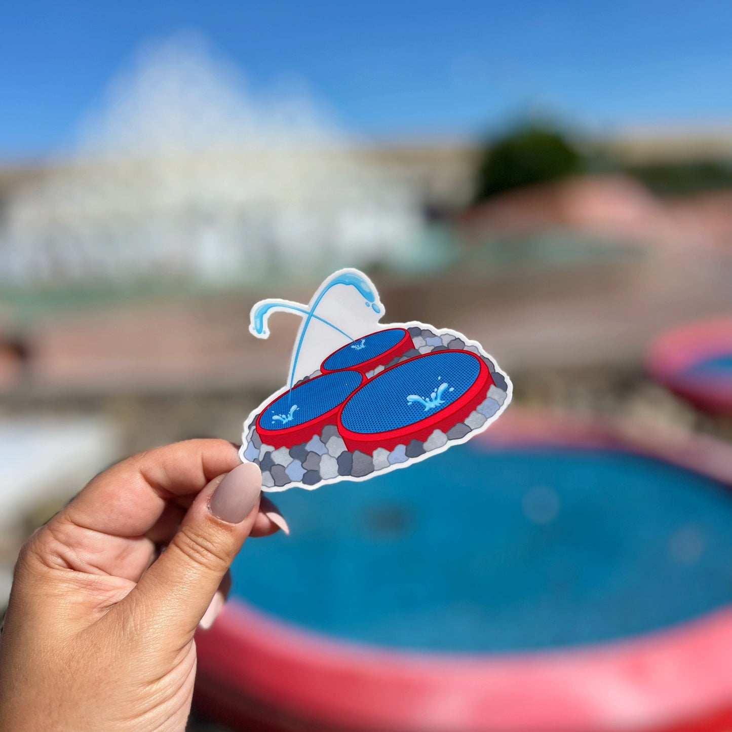 Jumping Fountains Sticker