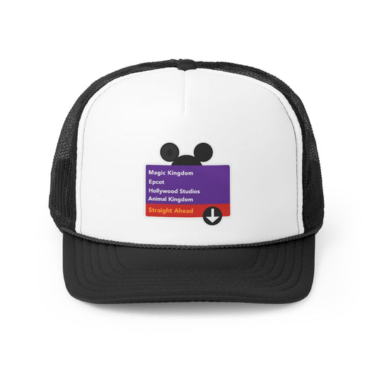 Purple Sign Trucker Hat