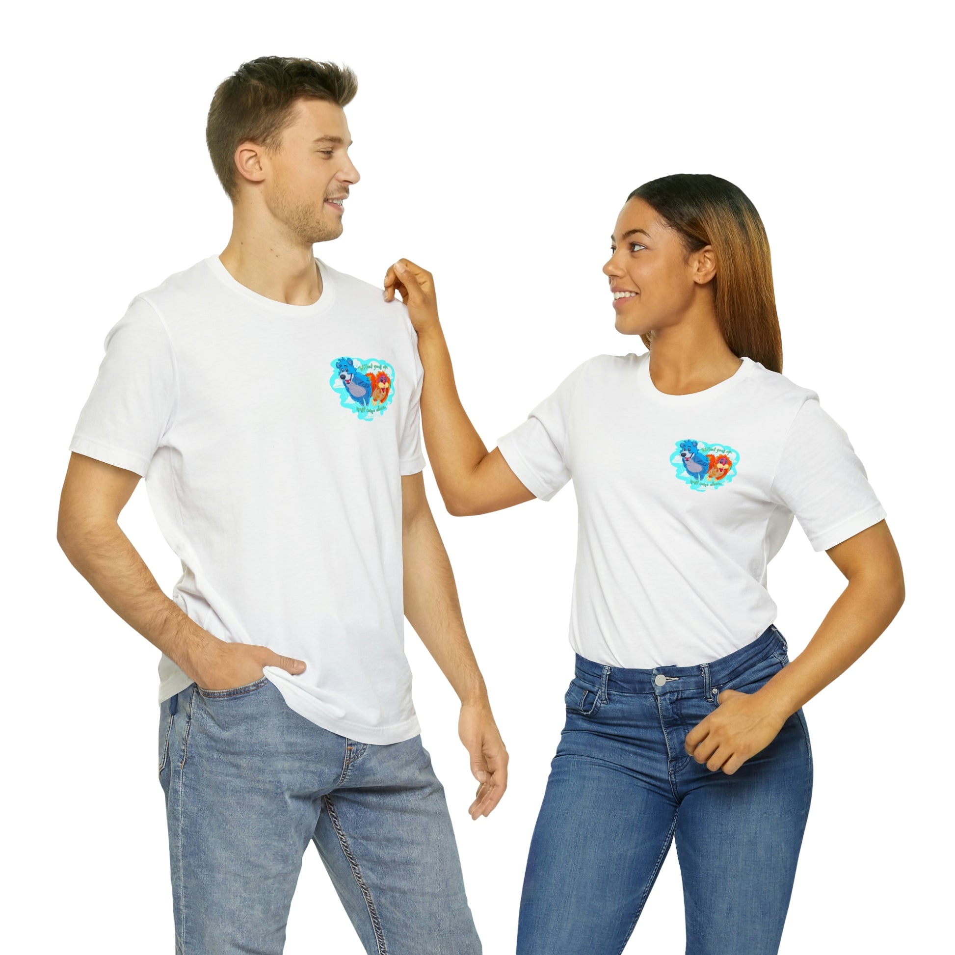 White Kite Tails Tees mens and womens fits