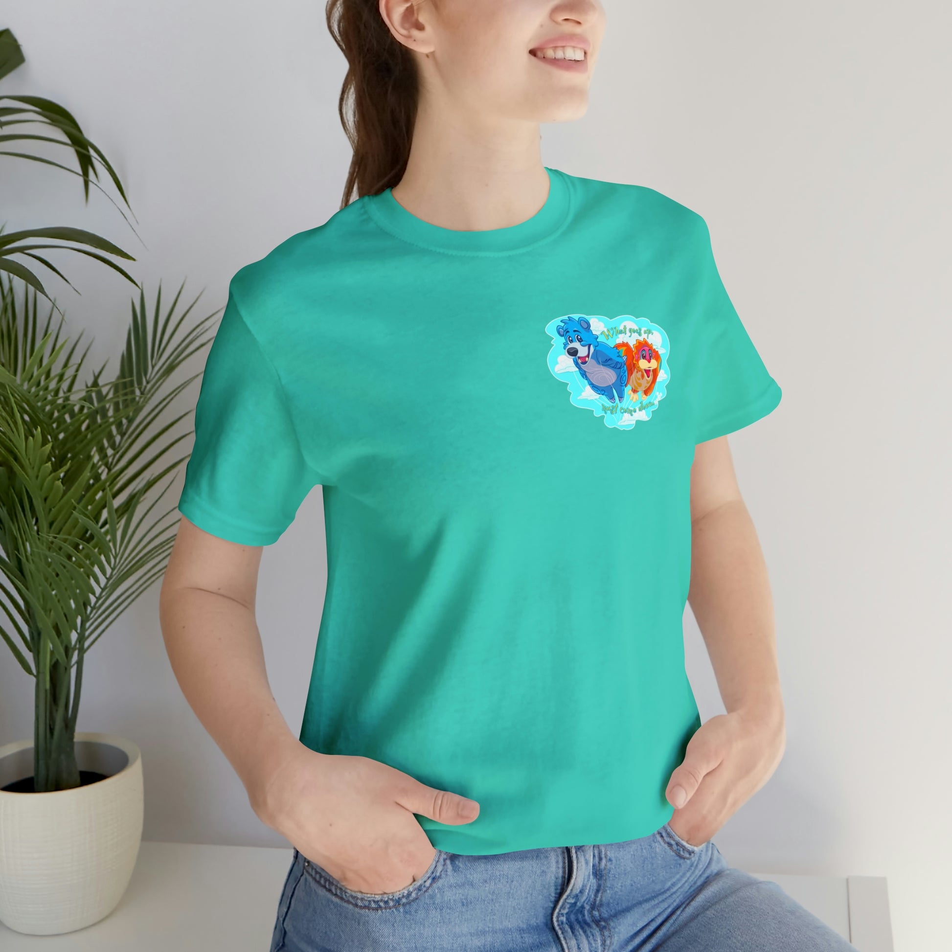 Jungle Book Kite Tails Shirt in Teal 