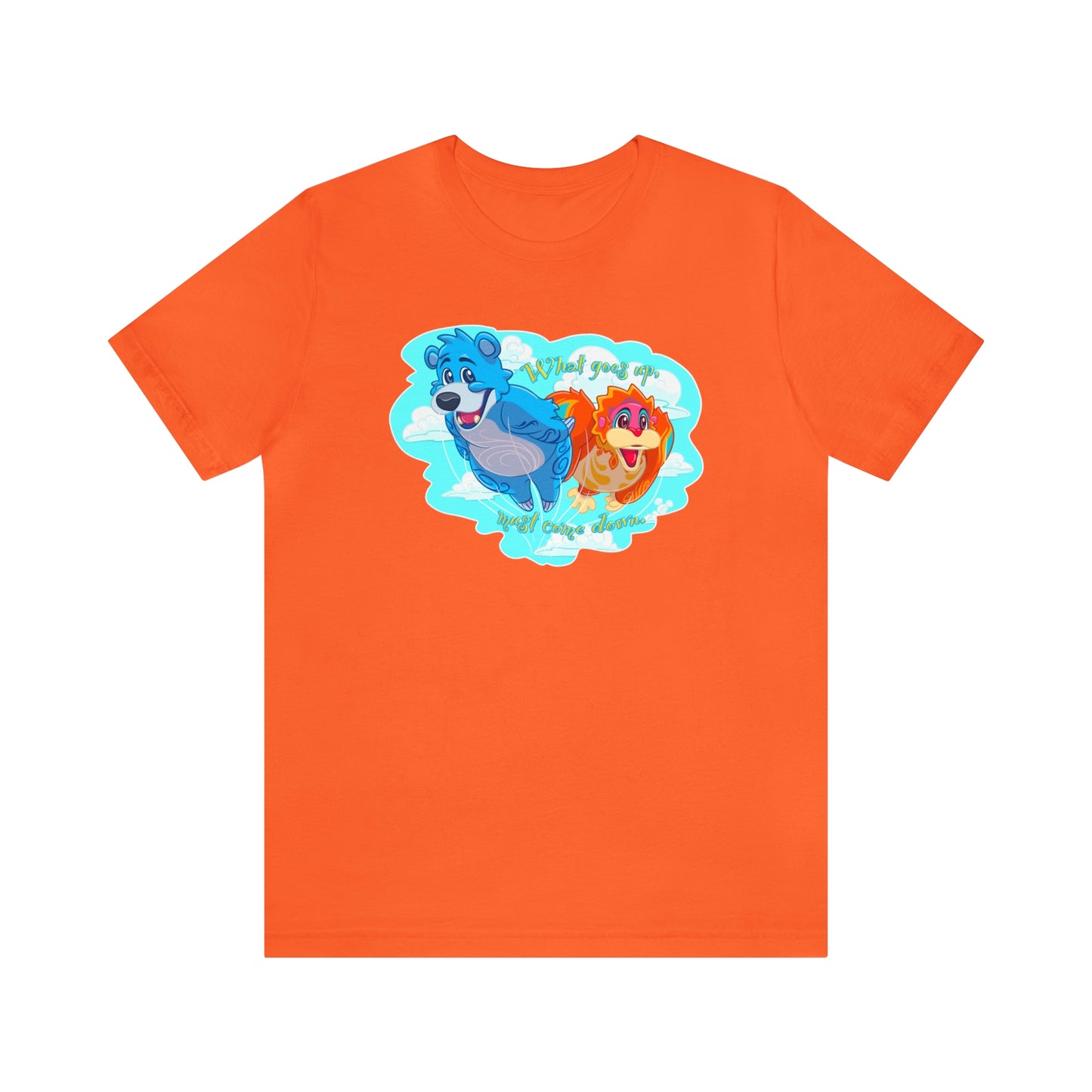 Orange Kite Tails Tee Shirt